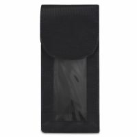 Eye Wash Belt Pouch - Empty, Black Vinyl Pouch, for 250ml Bottle, 1 x  Single Unit