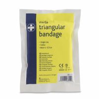 Triangular Bandage - Calico , Sterile , 90cm x 127cm, 10 x  Single Unit