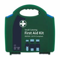 BS8599-1:2019 Small Catering Kit in Green/Blue Integral Aura Box