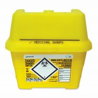 Reliance 2 Litre Yellow Sharps Bin