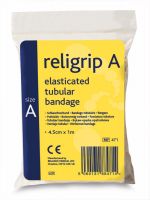 Religrip Elasticated Tubular Bandage , Natural, Size A 1m, 10 x  Single Unit
