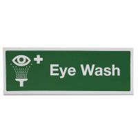 Emergency eye wash, Rigid, 100 x 250mm, 1 x  Single Unit