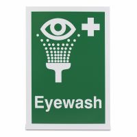 Eye wash   , Vinyl, 297 x 210mm, 1 x  Single Unit