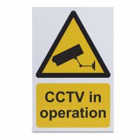 CCTV in Operation, Vinyl, 297 x 210mm, 1 x  Single Unit
