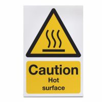 Caution Hot Surface, Rigid, 297 x 210mm, 1 x  Single Unit