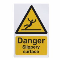 Danger Slippery Surface, Vinyl, 297 x 210mm, 1 x  Single Unit