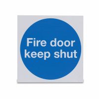 Fire door keep shut  , Rigid, 100 x 100mm, 1 x  Single Unit