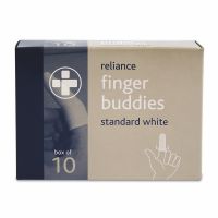 Finger Buddies , White , Standard , 1 x  Single Unit
