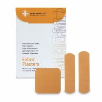 Dependaplast Advanced Fabric Plasters, Sterile, Assorted , 50 Wallet of 10