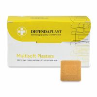 Dependaplast Multisoft Plasters, Sterile, 4cm x 4cm , 10 x  Box of 100
