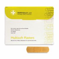 Dependaplast Multisoft Plasters, Sterile, 7cm x 2cm , 10 x  Box of 100