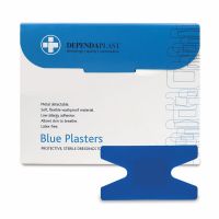 Dependaplast Blue Plasters, Sterile, Anchor , 10 x  Box of 50