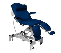 Sunflower Fusion Podiatry Chair, Electric Height Adjustment, Gas Assisted Head and Split Adjustable Length ﻿and Foot Sections