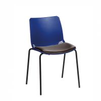 Sunflower ﻿﻿﻿﻿Neptune Visitor Chair, Without Arms - Moulded Seat ﻿with Vinyl Upholstered Seat Pad