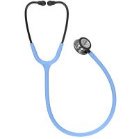 3M™ Littmann®  Classic III™ Monitoring Stethoscope, Mirror Chestpiece, Ceil Blue Tube, Smoke Stem, Smoke Headset