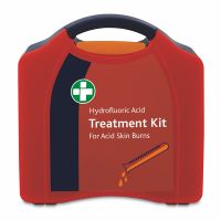 Hydrofluoric Acid Treatment Kit for Acid Skin Burns, in Red/Orange Compact Aura, 20.5cmH x 20cmW x 6.5cmD, 1 x  Single Unit
