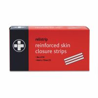 Relistrip Skin Closure Strips , White, 6mm x 75mm x 3, 1 x  Box 50