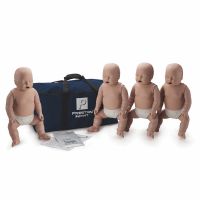 Prestan Professional Training Manikin Infant with CPR Monitor inc 50 Lung Bags, Infant, Infabt, 1 x  Pack of 4