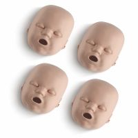Prestan Face Skin Replacement for Infant Manikin, Medium Skin, Infant, 1 x  Pack of 4