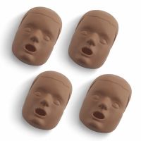 Prestan Face Skin Replacement for Child Manikin, Dark Skin, Child, 1 x  Pack of 4