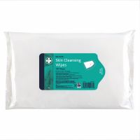 Reliwipe Skin Cleansing Wipes, Resealable pack, 30cm x 25cm, 8 Pack of 100
