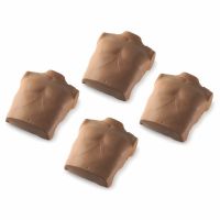 Prestan Torso Skin Replacement for Adult Manikin, Dark Skin, Adult, 1 x  Pack of 4