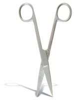 Nurses Scissors , S/S Stainless Steel , 6" (15cm), 1 x  Single Unit