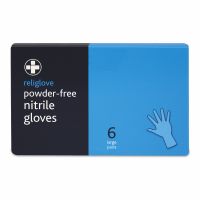 Nitrile Gloves, Perforated Dispenser Box, Pairs, 5 Box of 12