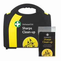 5 Application Sharps Clean-up Kit in Medium Black/Yellow Integral Aura Box