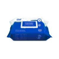 Clinell Antibacterial Hand Wipes (not individually wrapped) Pack 200