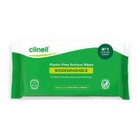 Clinell Universal biodegradable plastic free wipes Pack of 60