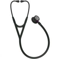 3M™ Littmann® Cardiology IV™ Diagnostic Stethoscope,  Black Edition, Black Tube, Violet Stem