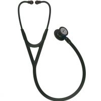 3M™ Littmann® Cardiology IV™ Diagnostic Stethoscope, Black Edition, Black Tube, Blue Stem