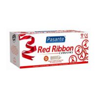 Pasante halo red ribbon, clinic pack (box of 144)