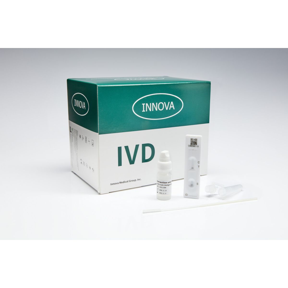 INNOVA SARSCoV2 Antigen Lateral Flow Rapid Test Kits. Box of 20.