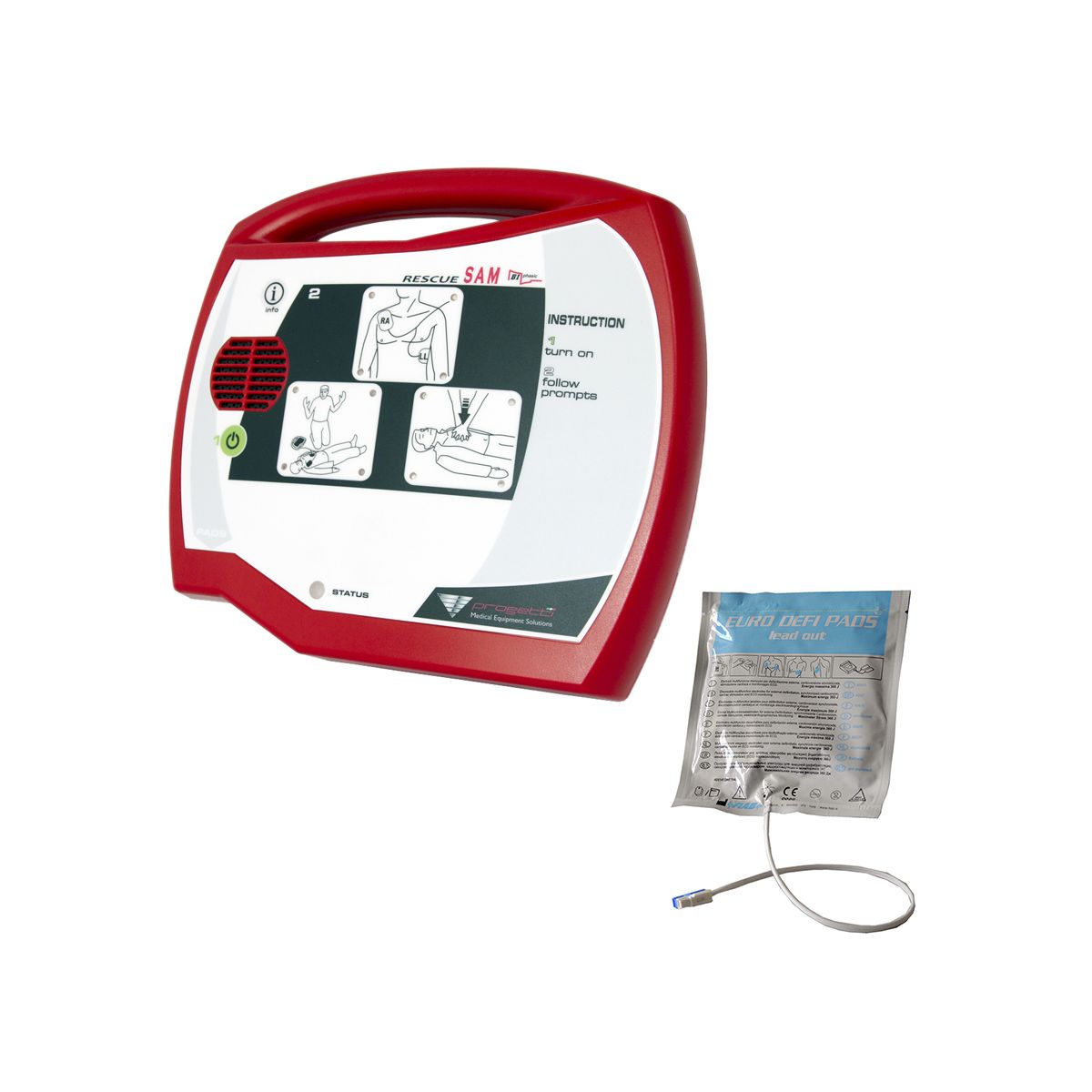 Rescue SAM AED Defibrillator Packages