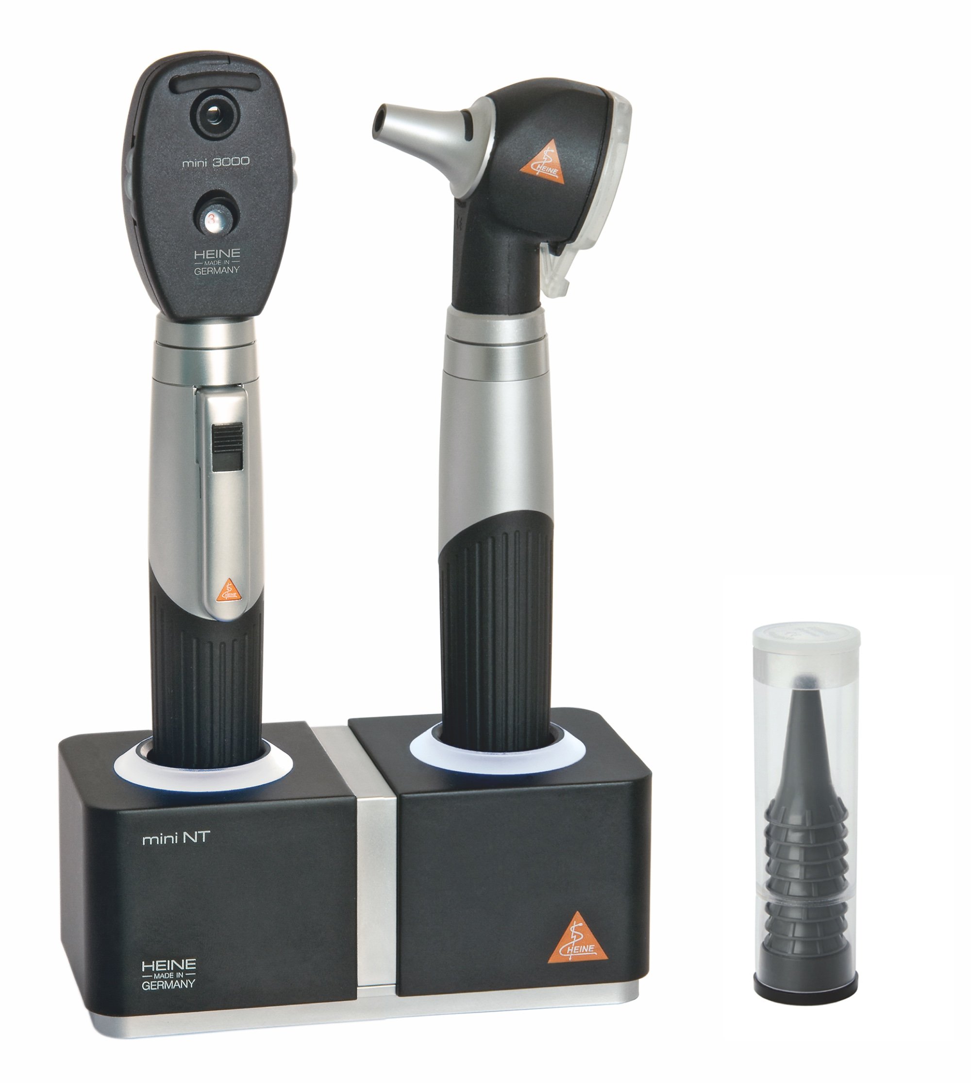 HEINE mini3000 F.O Otoscope/Ophthalmoscope Set with MiniNT Charger