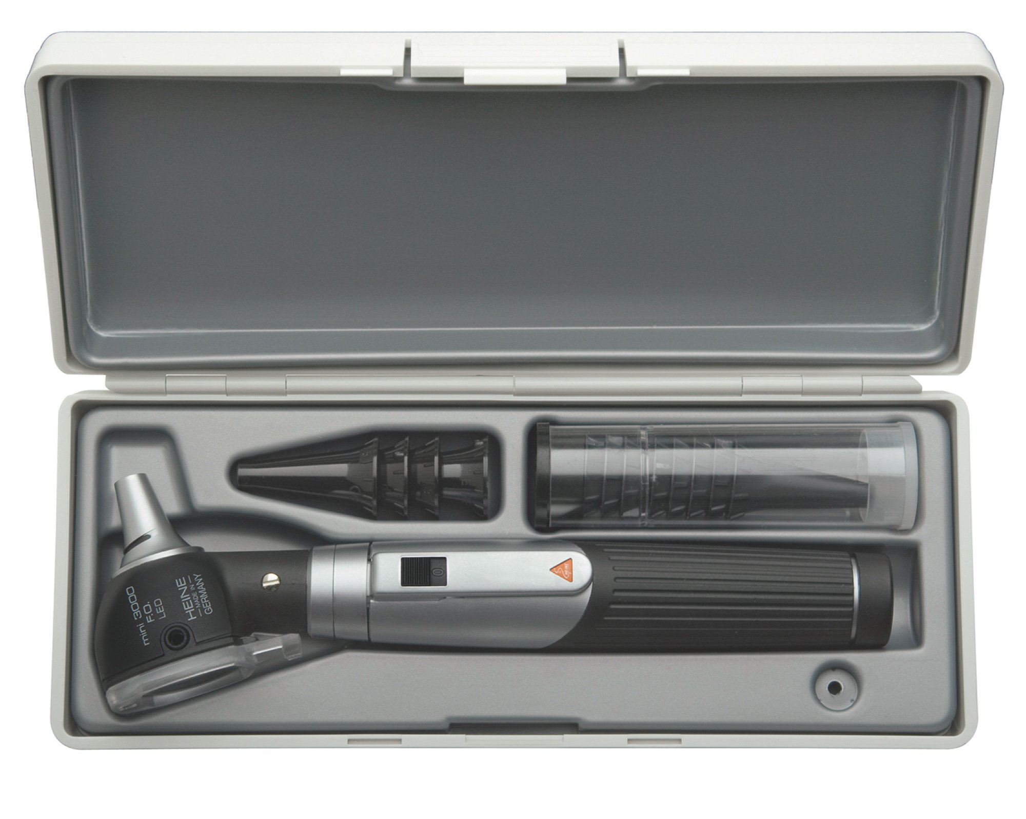 HEINE mini3000 LED Otoscope Set with battery handle in Hard Case