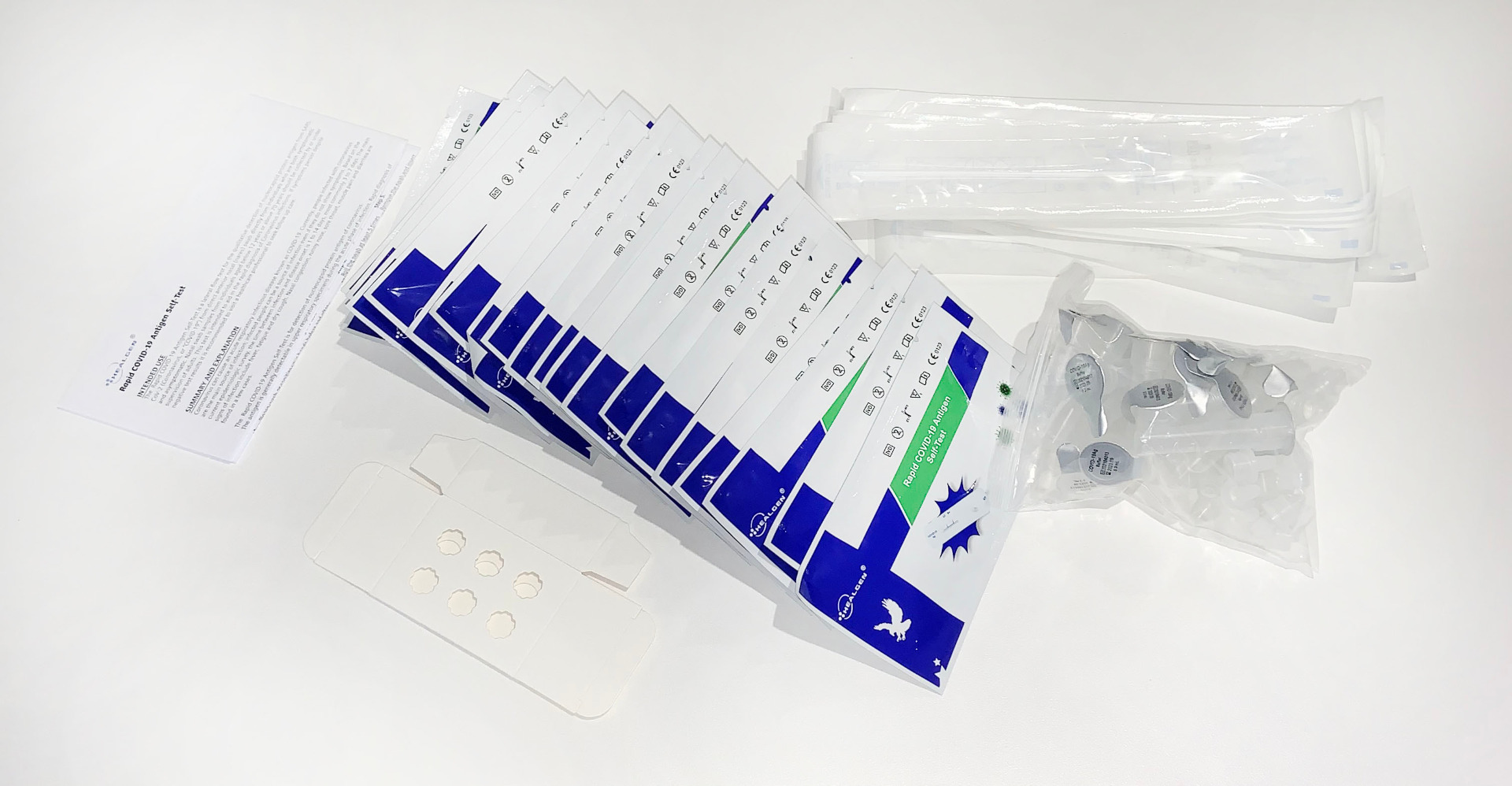Healgen COVID-19 Lateral Flow Rapid Antigen 20 Pack (Self Test)
