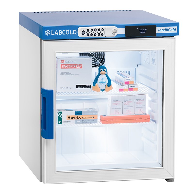 LABCOLD Pharmacy Fridge Glass Door 36 Litres DIGLOCK