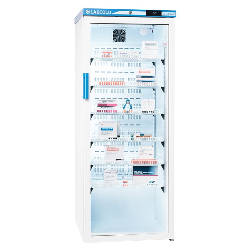 LABCOLD Pharmacy Fridge Glass Door 340 Litres