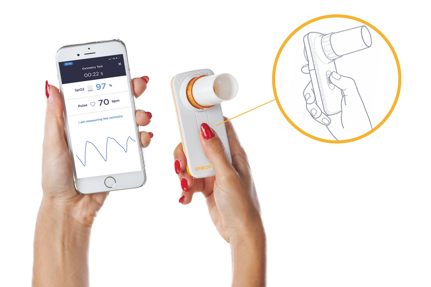 MIR Spirobank Smart Oxi Spirometer- Reusable Turbine x1