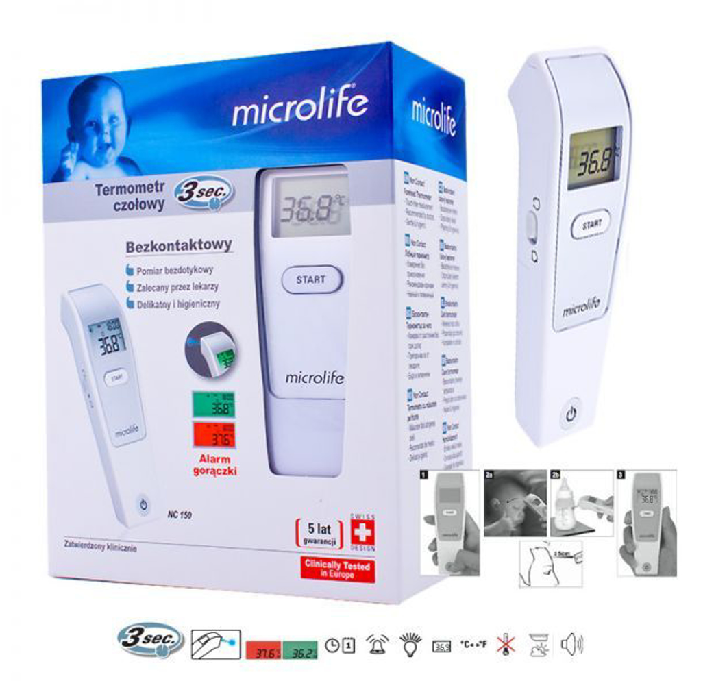 Microlife Non-Contact Infra-Red Thermometer