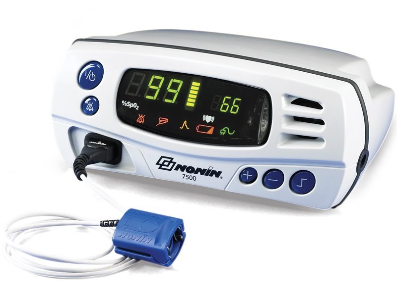 Nonin 7500 Table Top / Bedside Pulse Oximeter with Alarms