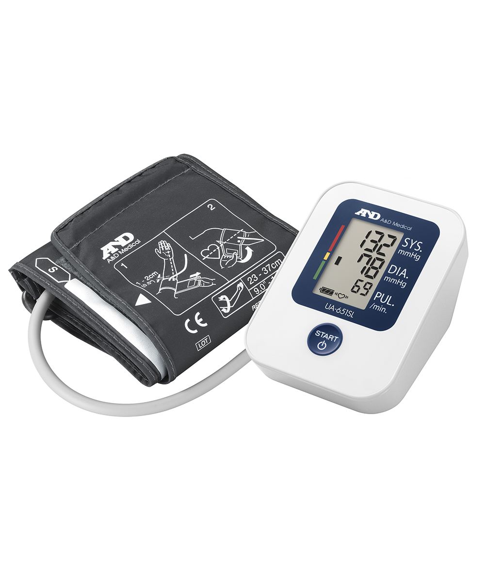 A&D Medical UA-651SL Upper Arm Blood Pressure Monitor with Semi Large Cuff